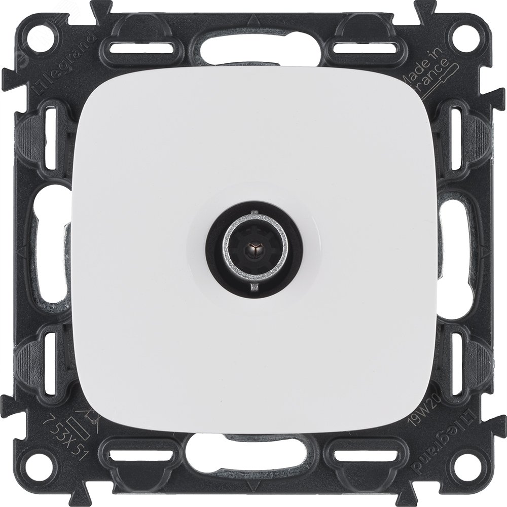 Изображение товара Розетка ТВ Valena ALLURE с топологией звезда 0-2400 МГц белая