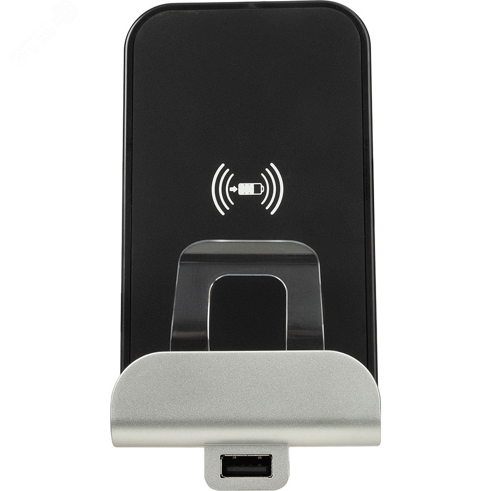 Изображение товара Valena Allure.Беспроводное зарядное устройство Qi 1А с дополнительным разьемом USB A 5В 2,4А. (шт)