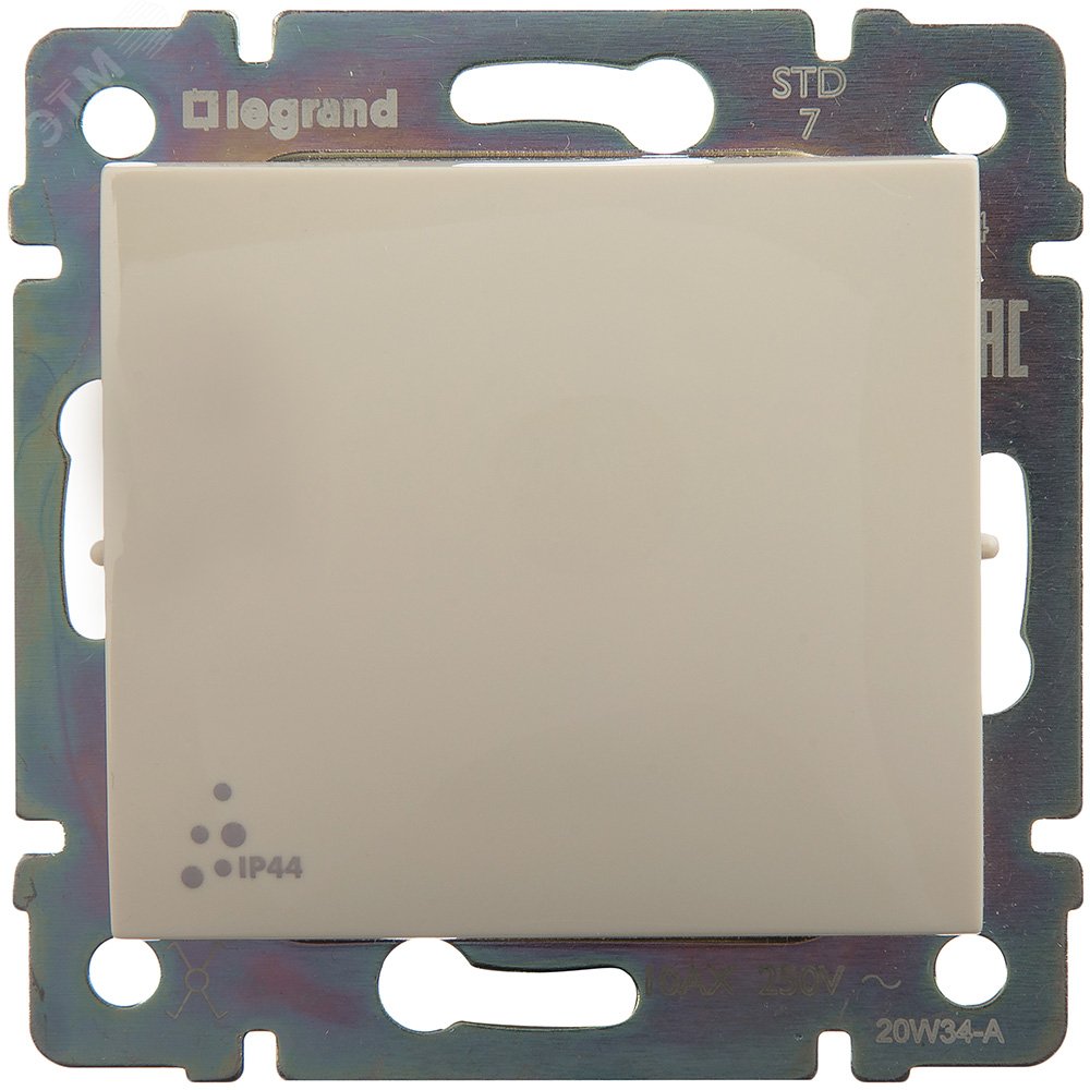 Изображение товара Промышленный переключатель IP44 10A слоновая кость Legrand/Daccord