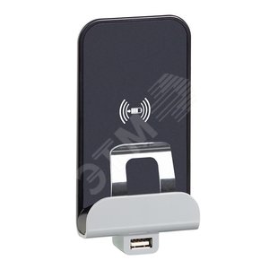 Изображение товара Celiane.Модуль беспроводной зарядки Qi 1А с дополнительным разьемом USB A 5В 2,4А. (шт)