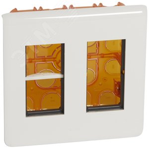 Набор встраиваемого монтажа Mosaic 2x4 модулей - белый