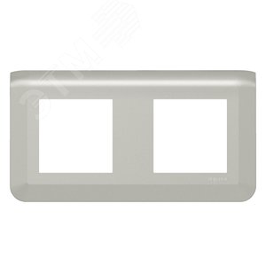 Изображение товара Рамка Mosaic 2Х2 модуля - алюминий (шт)