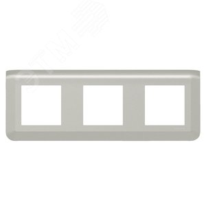Изображение товара Рамка Mosaic 3Х2 модуля - алюминий (шт)
