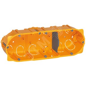 Batibox Коробка установочная 6мод 40мм ГИПРОК для вертикального/горизонтальнного монтажа