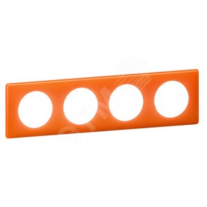 Рамка, четырехпостовая, оранжевый муар