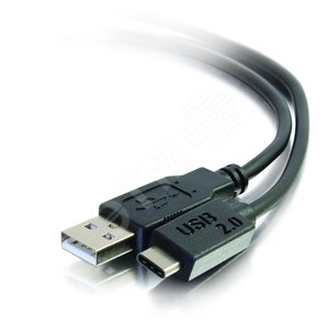 Кабель USB 2.0 тип C штекер - USB A штекер 1м