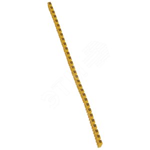 CAB3 Кольцо маркировочное 1.5-2.5мм (W) черное/желтое (300шт) 038352 Legrand