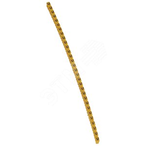 CAB3 Кольцо маркировочное 1.5-2.5мм (M) черное/желтое (300шт)