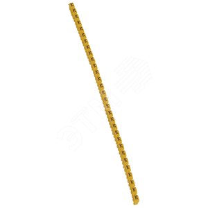 CAB3 Кольцо маркировочное 1.5-2.5мм (K) черное/желтое (300шт)