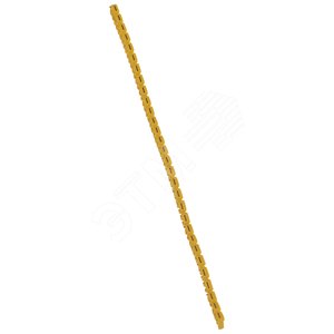 CAB3 Кольцо маркировочное 1.5-2.5мм (I) черное/желтое (300шт)