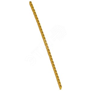 CAB3 Кольцо маркировочное 1.5-2.5мм (C) черное/желтое (300шт)