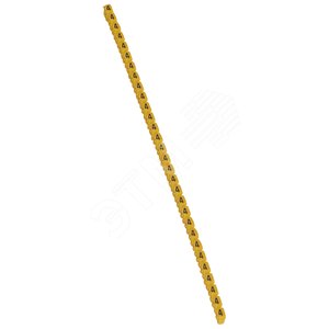 CAB3 Кольцо маркировочное 1.5-2.5мм (4) белое/желтое (1200шт) (038224)