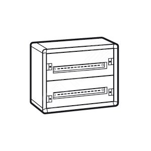 Шкаф распределительный с металлическим корпусом XL3 160 для модульного оборудования 2 рейки