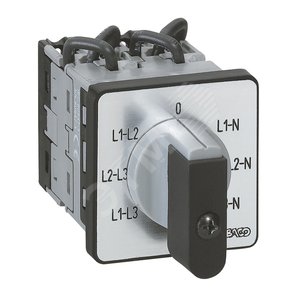 Переключатель электроизмерительных приборов для вольтметра PR 12 6 контактов