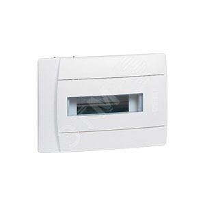 Щит распределительный встраиваемый ЩРв-П-8 IP40 пластиковый прозрачная дверь белый Practibox без шины