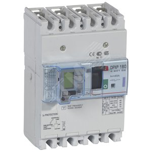 Выключатель автоматический дифференциального тока АВДТ DPX3 160 4п 40А 50кА
