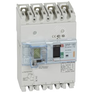 Выключатель автоматический дифференциального тока АВДТ DPX3 160 4п 40А 25кА