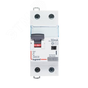 Выключатель автоматический дифференциального тока АВДТ DX3 1п+N 6А 30мА АС 410999 Legrand - 3