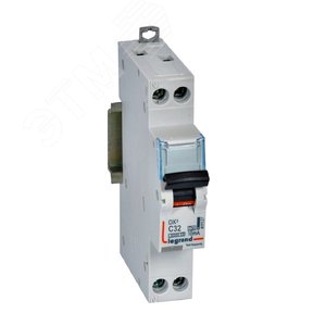 Выключатель автоматический дифференциального тока АВДТ DX3 1П+Н 6000А C32 10мА тип А (1 модуль)