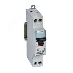 Выключатель автоматический дифференциального тока АВДТ DX3 1П+Н 6000А C6 30мА тип А (1 модуль)
