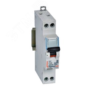 Выключатель автоматический дифференциального тока АВДТ DX3 1П+Н 6000А C20 30мА тип А (1 модуль) 411132 Legrand