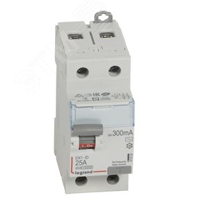 Выключатель дифференциального тока (УЗО) DX3 2П 25А 300мА-АC