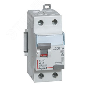 Выключатель дифференциального тока (УЗО) DX3 2П 40А 300мА-АC