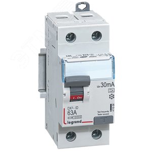 Выключатель дифференциального тока (УЗО) DX3 2 полюса 63А 30мА-А
