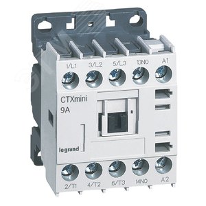 CTX3 Контактор 3п 9А 1НО 230В AC Мини