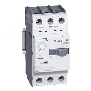 Изображение товара Выключатель автоматический защиты двигателей MPX3 T32S 10A 50kA (шт)