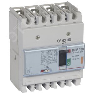 Выключатель автоматический 100А 25кА DPX3-160 4Р
