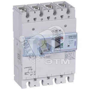 Выключатель автоматический дифференциального тока АВДТ DPX3 250 4п 100А 50кА