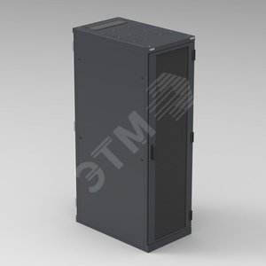 Шкаф серверный 19дюйм - 42U - 600x1100 мм - в плоской упаковке - с боковыми панелями