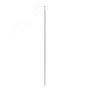 Snap-On колонна алюминиевая с крышкой из пластика 1 секция 4,02 метра, с возможностью увеличения высоты колонны до 5,3 метра,  цвет белый