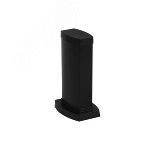 Snap-On мини-колонна алюминиевая с крышкой из пластика, 2 секции, высота 0,3 метра, цвет черный