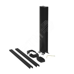 Snap-On мини-колонна алюминиевая с крышкой из пластика, 2 секции, высота 0,68 метра, цвет черный