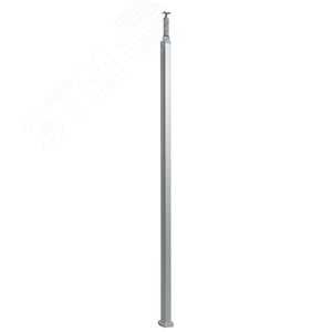 Snap-On колонна алюминиевая с крышкой из алюминия 2 секции 2,77 метра, с возможностью увеличения высоты колонны до 4,05 метра,  цвет алюминий