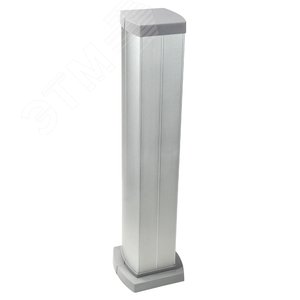 Snap-On мини-колонна алюминиевая с крышкой из алюминия 4 секции, высота 0,68 метра, цвет алюминий 653044 Legrand