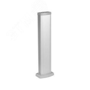Универсальная мини-колонна алюминиевая с крышкой из алюминия 1 секция, высота 0,68 метра, цвет алюминий