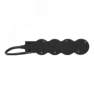 Удлинитель серии  Стандарт   4 x 2К+З с кабелем 1,5 м., цвет: черный