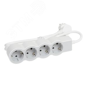 Удлинитель серии  Стандарт   4 x 2К+З с кабелем 1,5 м., цвет: бело-серый 694552 Legrand - 3