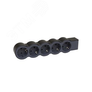Удлинитель серии  Стандарт   5 x 2К+З без кабеля, цвет: черный 694578 Legrand - 3