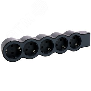 Удлинитель серии  Стандарт   5 x 2К+З без кабеля, цвет: черный 694578 Legrand - 4