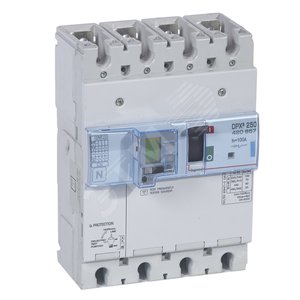 Выключатель автоматический дифференциального тока АВДТ DPX3 250 4п 100А 70кА