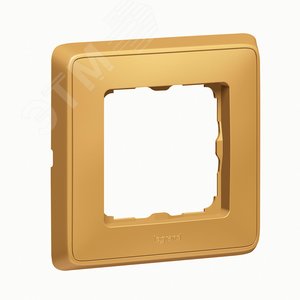 CARIVA Рамка 1 пост матовое золото 773661 Legrand
