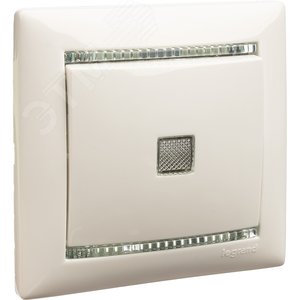 Выключатель одноклавишный, с подсветкой, в рамку, белый 774410 Legrand - 18