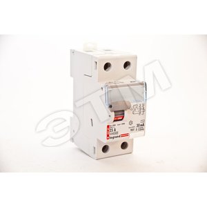 Выключатель дифференциального тока (УЗО) двухполюсный 40А 30мА DX АС 008910 Legrand