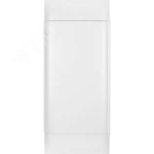 Practibox S Пластиковый щиток Встраиваемый (ЩРв-П) 4X12 Белая дверь