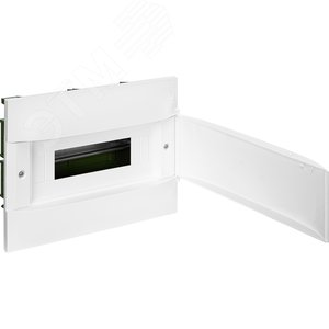 Practibox S Пластиковый щиток Встраиваемый (ЩРв-П) (в полые стены) 1X12 Белая дверь