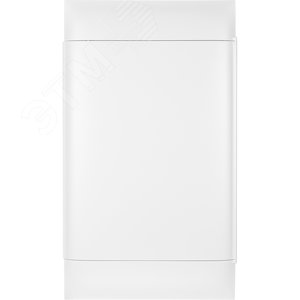 Practibox S Пластиковый щиток Встраиваемый (ЩРв-П) 4X18 Белая дверь